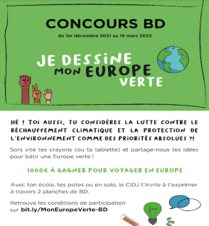 Concours BD "Je dessine mon Europe verte"