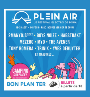 Profitez de l'offre éTER à 1€  pour vous rendre au festival Plein Air à Douai